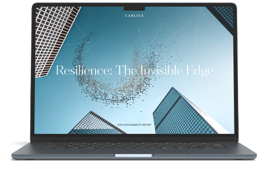 Carlyle Sustainability Report 2025 Laptop